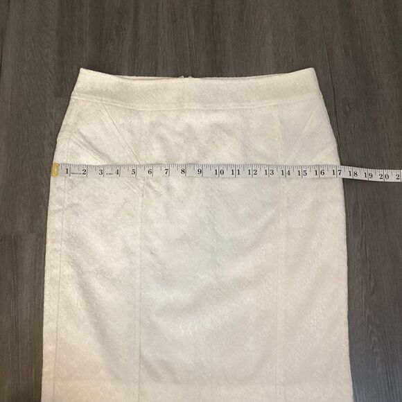 NWT Cache White Snake print Pencil Skirt Office Interview Professional Work Size - Picture 8 of 9